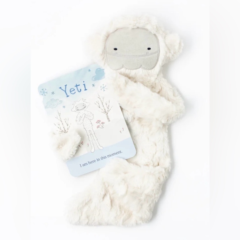 Slimberkins Yeti Snuggler Single With Card Alpine